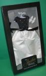 Franklin Mint - Jackie Kennedy - The Black and White Gown Ensemble